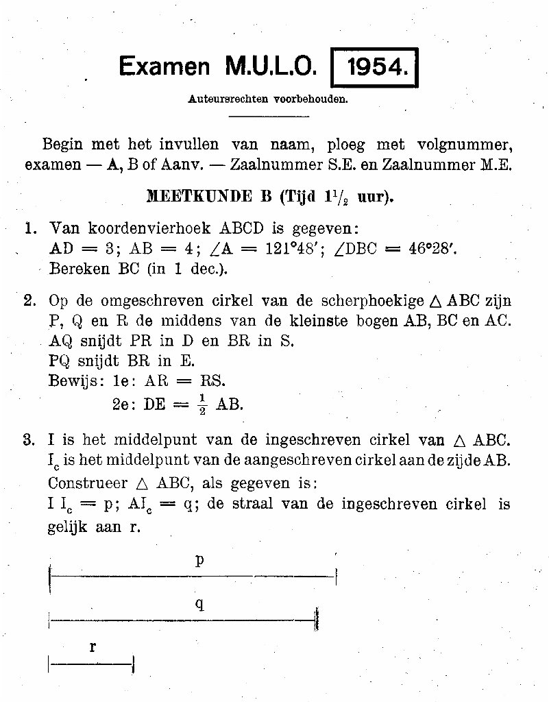 Meetkunde B